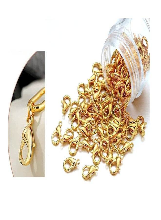 Hanging tree DIY Crafts Alloy Lobster Claw Clasps with Open Jump Rings,Necklace Fasteners Hook for DIY Jewelry Making Accessories Jump Ring+ Lobster (30+30) - Image 2